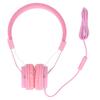 3.5mm Wired Headset with Mic Stereo Foldable Adjustable Headband Inline Control for Music Calls