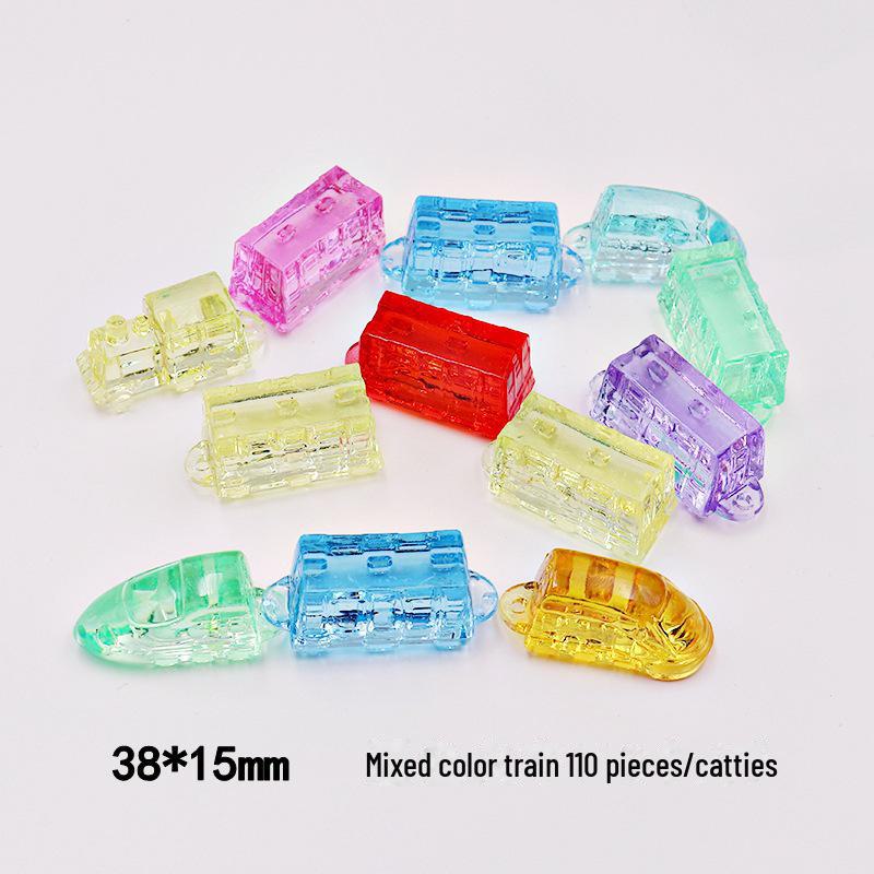 Kids' Gemstone Treasure Shell: Acrylic Diamond and Conch Archaeological Toy.