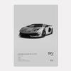 Знаменитые Автомобили Супер Спорт Настенный Арт Принт Постер M4 P1 DIVO STO SVJ Декорация Настенная Роспись Современный Домашний Декор Подарок на День Рождения Без Рамки