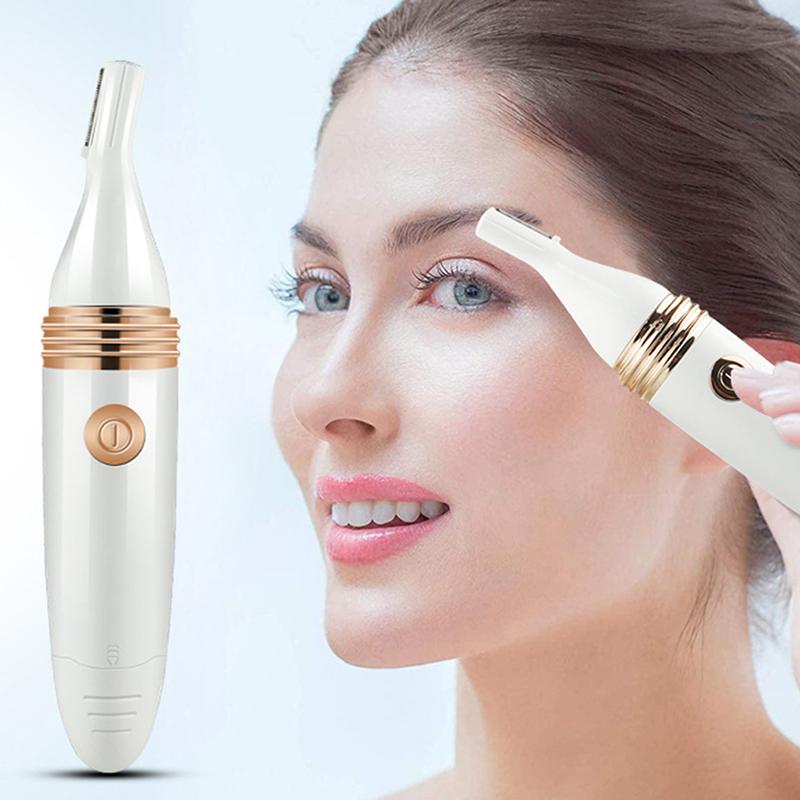 Electric Shaver for Women 5 in 1 Bikini Trimmer Precise Eyebrow Razor Body Epilator Intimate Area Shaving Nose Ear Hair Remover