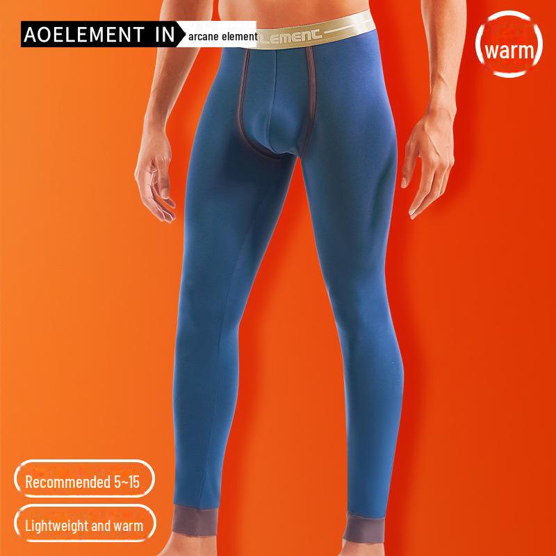 Мужские облегающие леггинсы со средней посадкой: Тонкие хлопковые брюки Nine-Point осень/зима