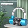 Zinc Alloy 5-Digit Combination Padlock for Doors and Cabinets: Durable and Sturdy