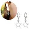 Trendy Adjustable Star Earrings Five Pointed Star Dangle Earrings Pentagrams Ear Pendants Punk Accessory for Women Girl