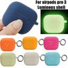 Силиконовый светящийся флуоресцентный защитный чехол для AirPods pro 3, полная защита, силиконовый противоударный протектор для Airpods Pro3