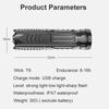 Многофункциональный перезаряжаемый USB-фонарик, портативный для улицы, маленький домашний фонарик, кемпинговый аварийный свет, фонарик для самообороны