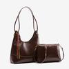 Super Hot and Large Capacity Tote Bun Mother Bag In Autumn and Winter  Trendy New Oil Wax Leather Retro Commuting Commuting Order