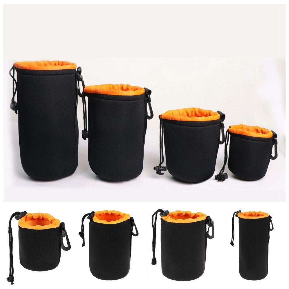 Neoprene Camera Lens Pouch Bag S/M/L/XL Waterproof Lens Bag Neoprene Lens Bag Digital SLR Camera