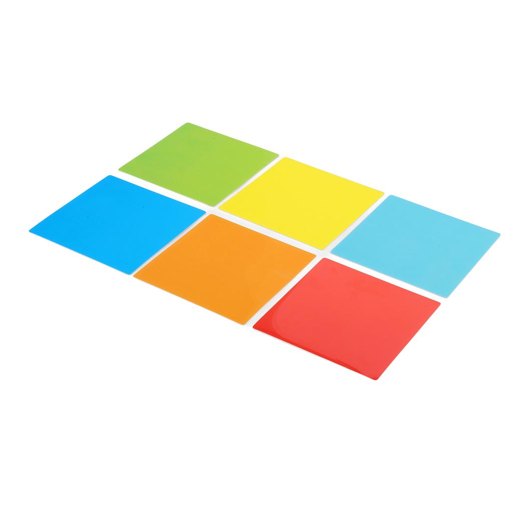 12pcs Dry Erase Sticker Colorful Waterproof Reusable Whiteboard Stick Note with Marker for Wall