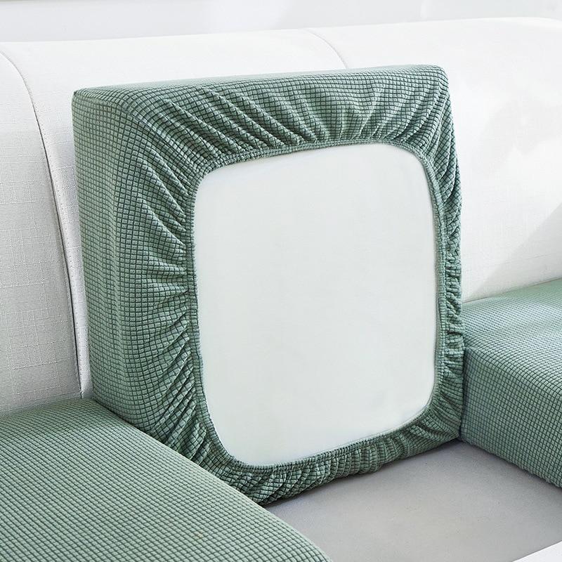 Новый жаккардовый чехол для подушки на сиденье дивана, флисовые чехлы на стулья, эластичный, моющийся, съемный чехол, защита для дивана, 1/2/3/4 сиденья