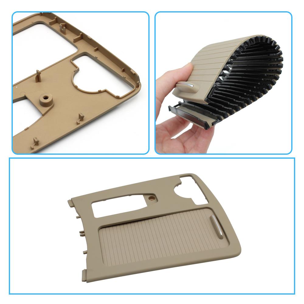 Центральная консоль держатель стакана крышка шторка внешняя рамка крышка для Mercedes Benz W204 C C180 C200 C220 E W207 W212 E260