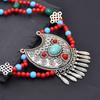 Ethnic Style Bohemia Hair Chain Tassel Women Head Chain Ethnic Style Forehead Chain Exotic Headbands Necklace