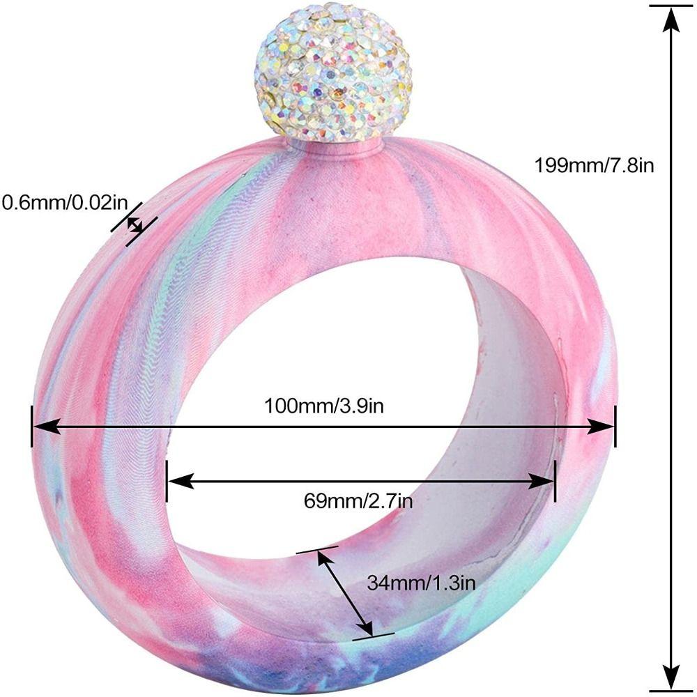 Стальной браслет для виски Бутылка вина Посуда для напитков Аксессуары Браслет Фляжка Ювелирные изделия Бутылки для алкоголя