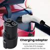 For Tesla Charging Adapter 240V AC 80A Connect SAE J1772 Charger To Model 3/Y/S/X Expand EV Charging Options for Outdoor