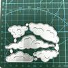 Облачные металлические штампы Шаблон для тиснения Трафарет Скрапбукинг Карточка Вырубки