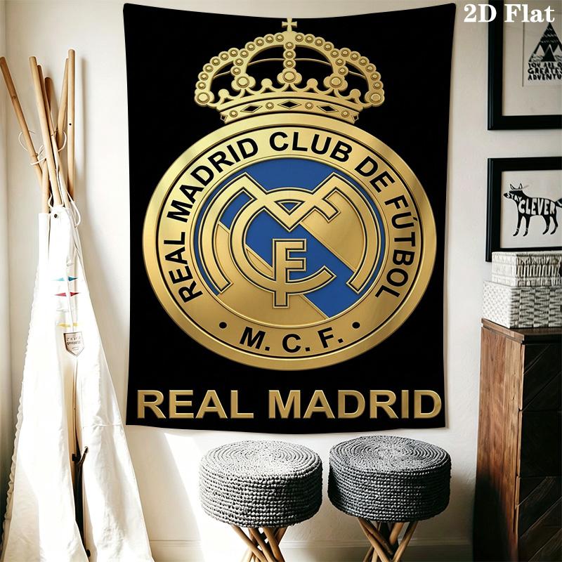 Real Madrid Cf Crest Threepiece Set 1 Duvet Cover 2 Pillowcase Without Core Bedding Set Soft And Comfortable Christmas Birthday Gift