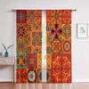 3D Бохо Стиль Мандала Узор Полиэстер Шторы 2 Панели Гостиная Спальня Балкон Офис Кухня Кабинет Окно Оформление