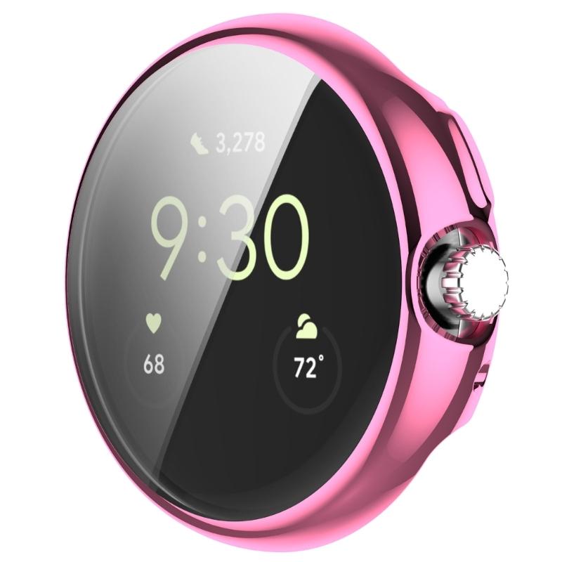 Противоударный чехол-бампер из ТПУ для Pixel Watch 2, защитная крышка, устойчивый к царапинам корпус