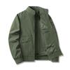 Spring and Autumn Jacket, Casual Jacket, Outdoor Workwear, Flight Jacket, Men's Loose Stand Up Collar Top