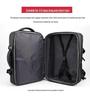 Men's Expandable Waterproof Double Shoulder Travel Backpack - Large Capacity & Multifunctional