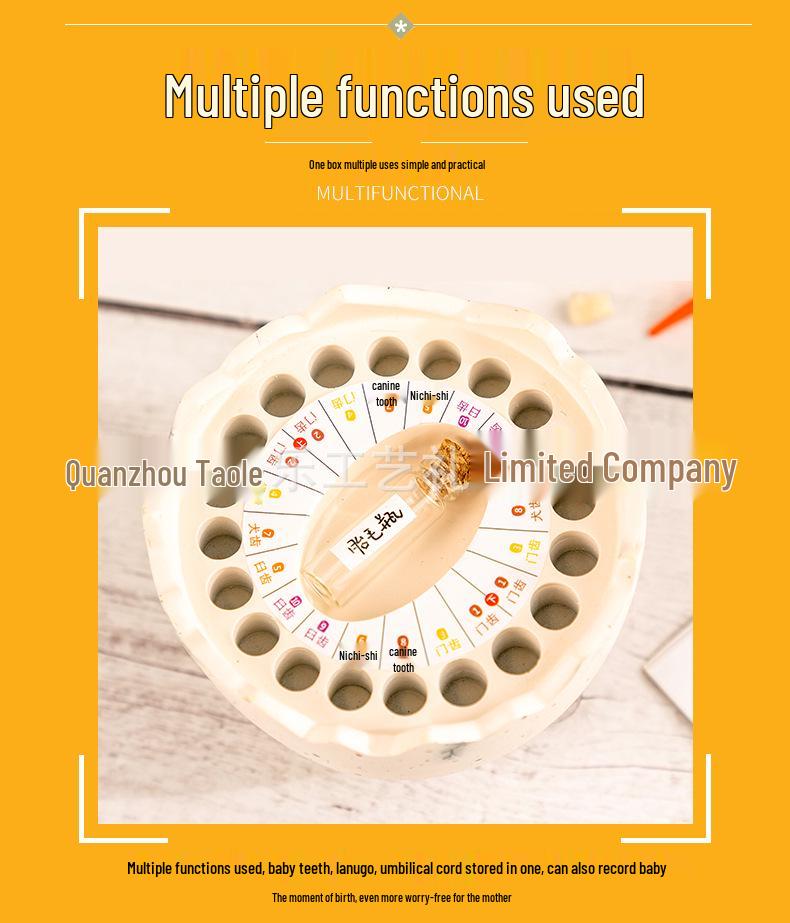 Creative Baby Boy Tooth Keepsake Box for Preserving Shedding Teeth