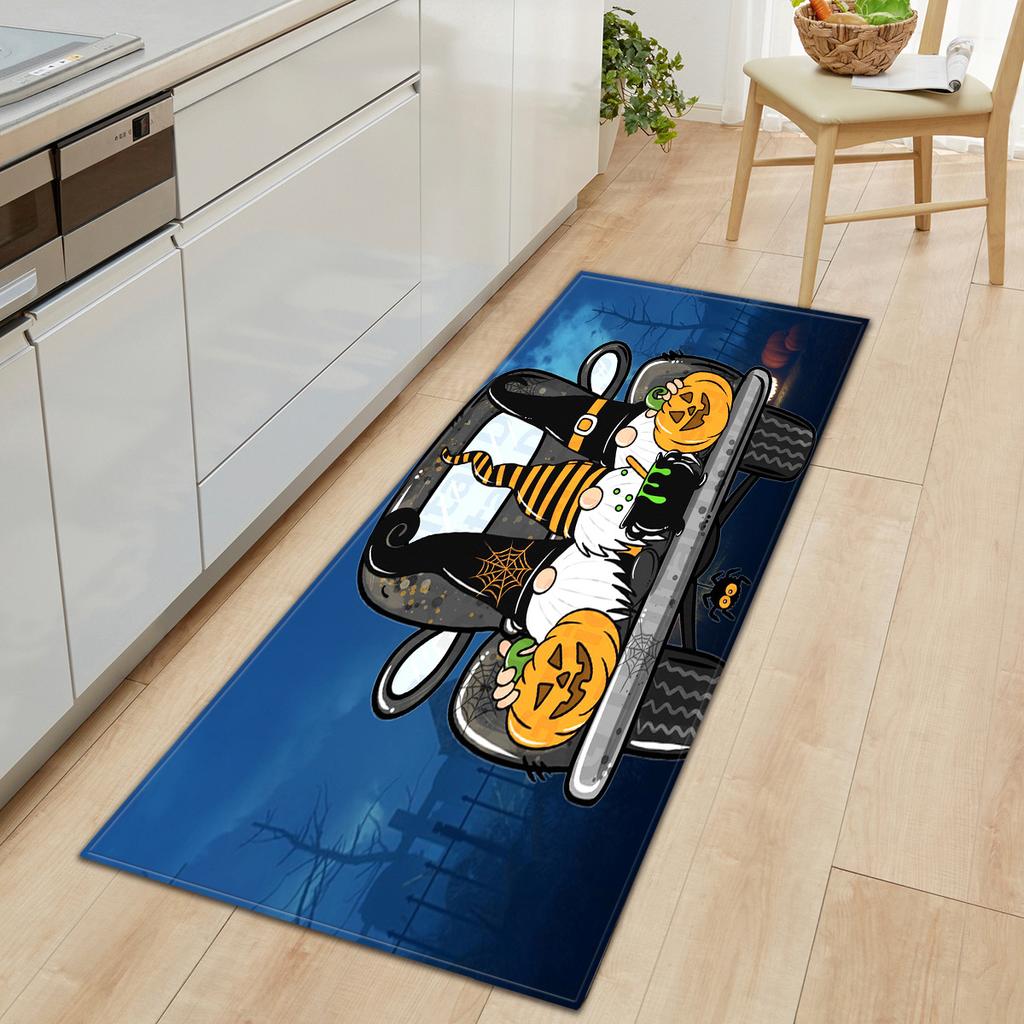 Безликая кукла Хэллоуин Коврик для двери Кухня Впитывающая полоска Спальня Нескользящий коврик для пола Гостиная Ковер