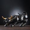 Vilead 20 см Статуэтка Быка Биткоина из Майами Робот Скульптура Настольный Декор для Офиса Дома Монеты Значок Уолл-стрит БЫК Биткоин