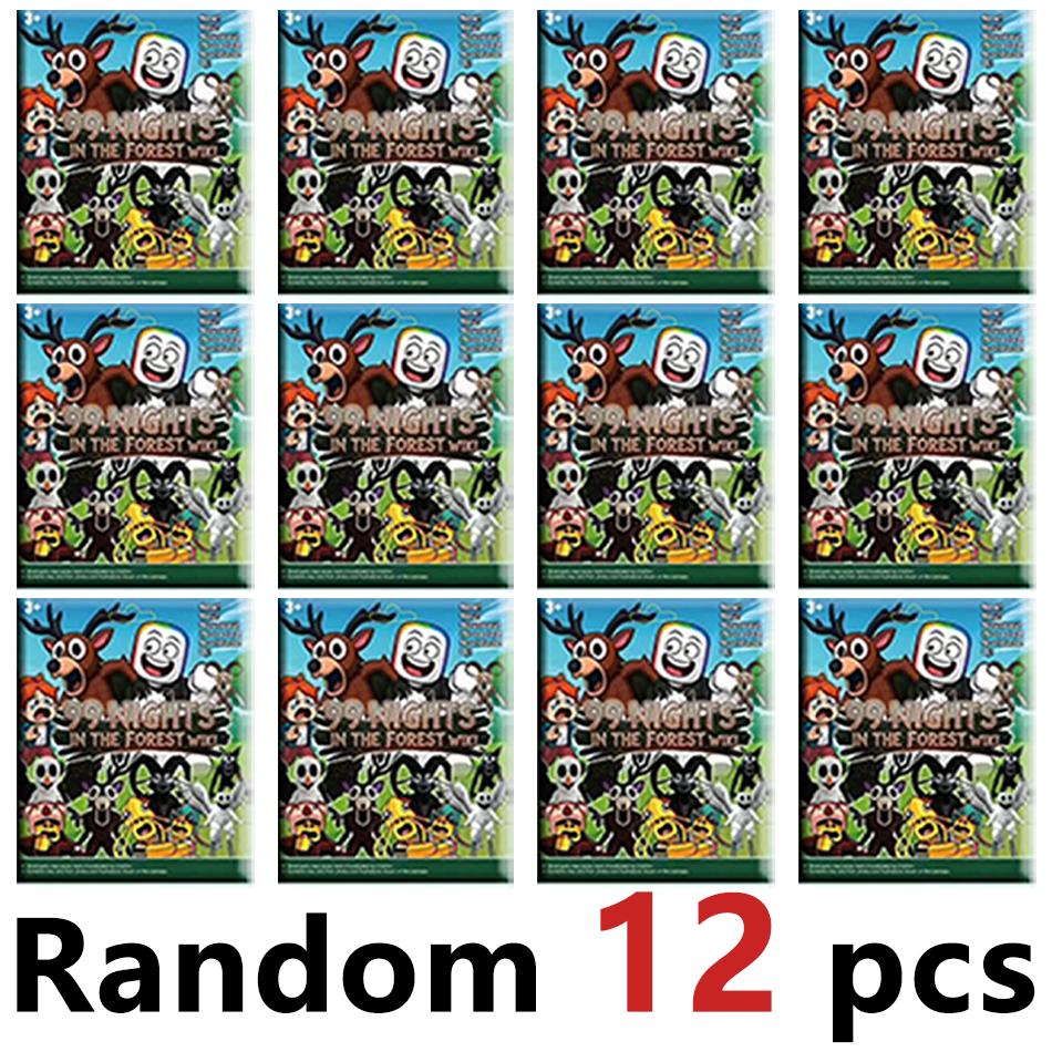 24 шт. 99 Ночей в Лесу Фигурки Животных Сова Олень Коза Модель Игрушка Кукла Хоррор Игры Фигурки Подарок для Детей