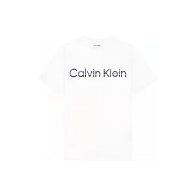 Футболка с коротким рукавом и круглым вырезом Ss23 Letter Print, мужская, белая 40MC800-540