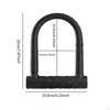 Bike U Lock Heavy Duty for Road Bikes Mountain Folding Small 20cmx12.2cm