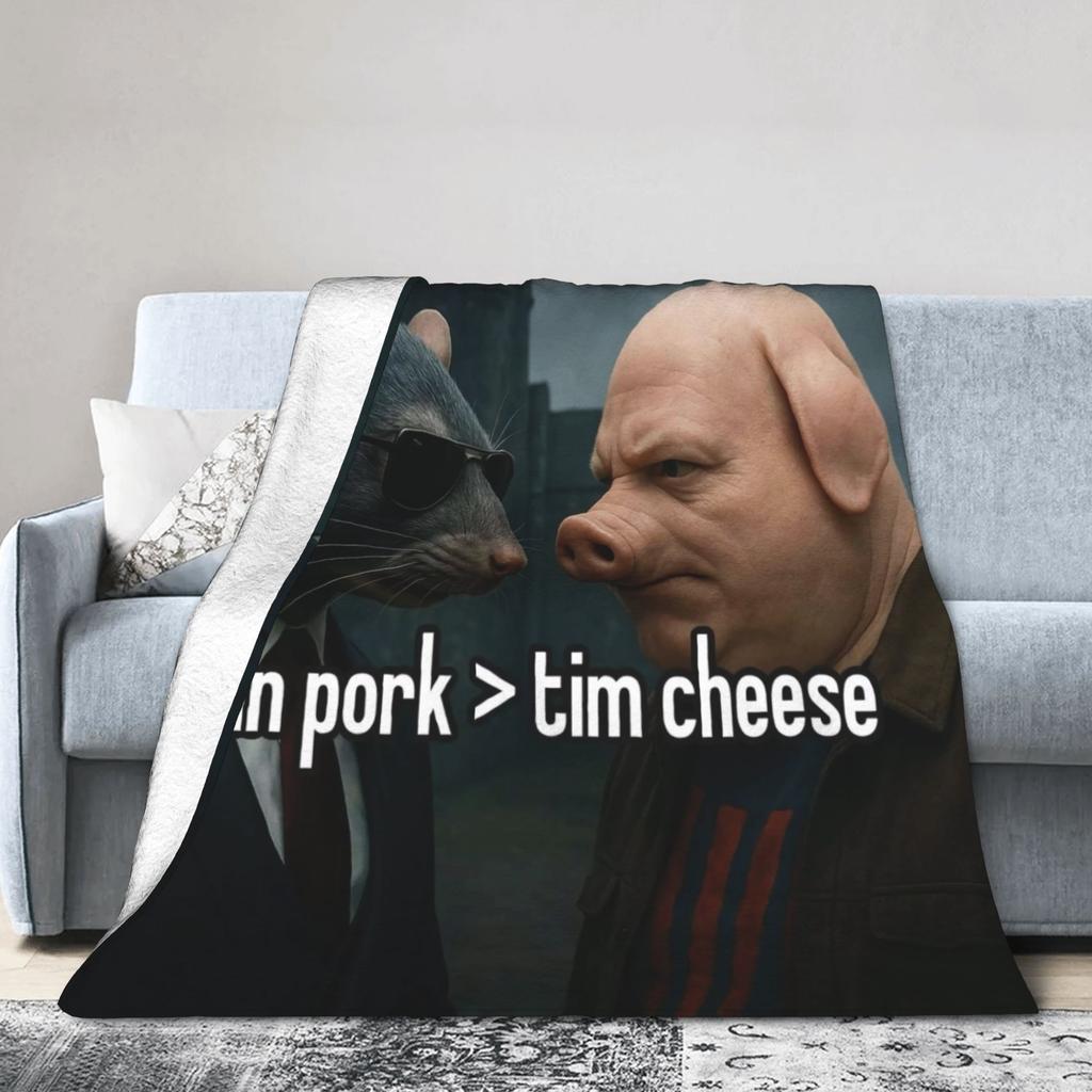 Фланелевые одеяла с мемом про Джона Порка Зимнее Супермягкое Одеяло-накидка для Мальчика Девочки Домашний Декор Принт Покрывало для Кровати Покрывало для Дивана