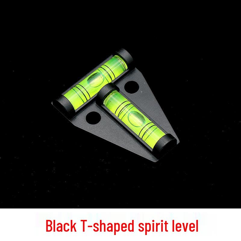 Мини акриловый квадратный уровень-пузырёк - Универсальная линейка с однолинейным балансировочным шариком