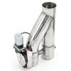 304 Stainless Steel Y Pipe Electric Exhaust Cutout ON/OFF Dual Valve With Controller Cut Out Down Pipe Kit