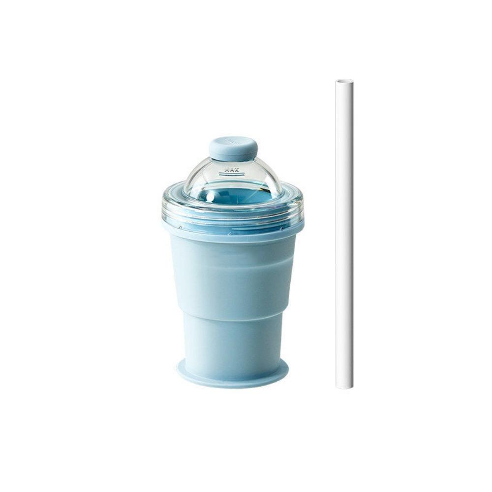 Leak-Proof Ice Cube Water Bottle Easy To Demold Ice Kettle Silicone Collapsible Mug Outdoors