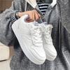 Little White Shoes Men's Summer Breathable Trend Versatile White Shoes High Sense White Board Shoes Sports Casual Men's Shoes Spring