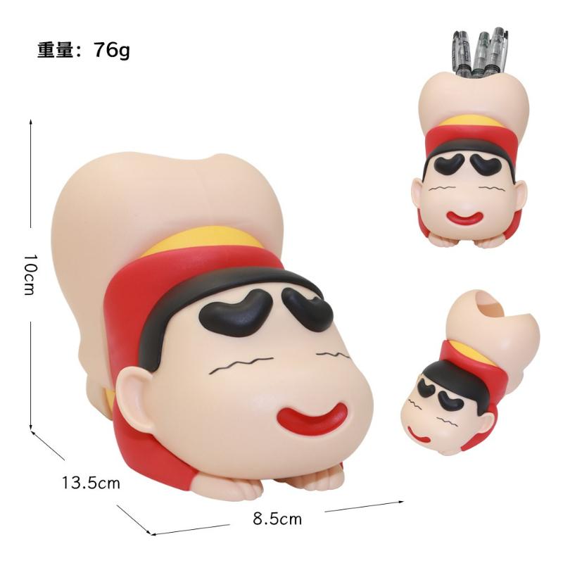 New Crayon Shin-Chan Pen Holder Funny Butt Desk Organizer Gift For Best Friend Birthday Office Decor Funny Pen Holder Gift