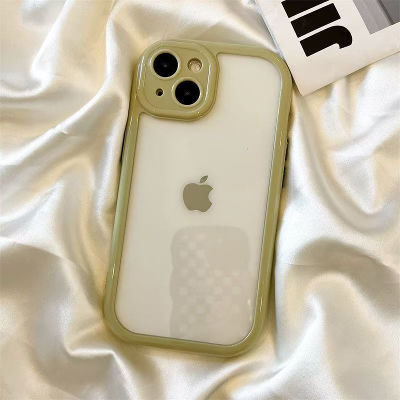 Простой чехол-накладка, подходящий для чехла для мобильного телефона Apple 16, iPhone 14 Promax, нишевый 13, прозрачный 12, противоударный 11, комплекты