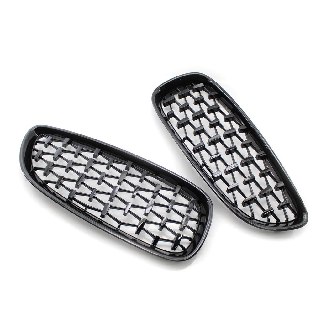 1 Pair Car Front Bumper Diamond Style Kidney Grille Replacement Racing Grilles Car Styling Accessories For BMW E89 Z4