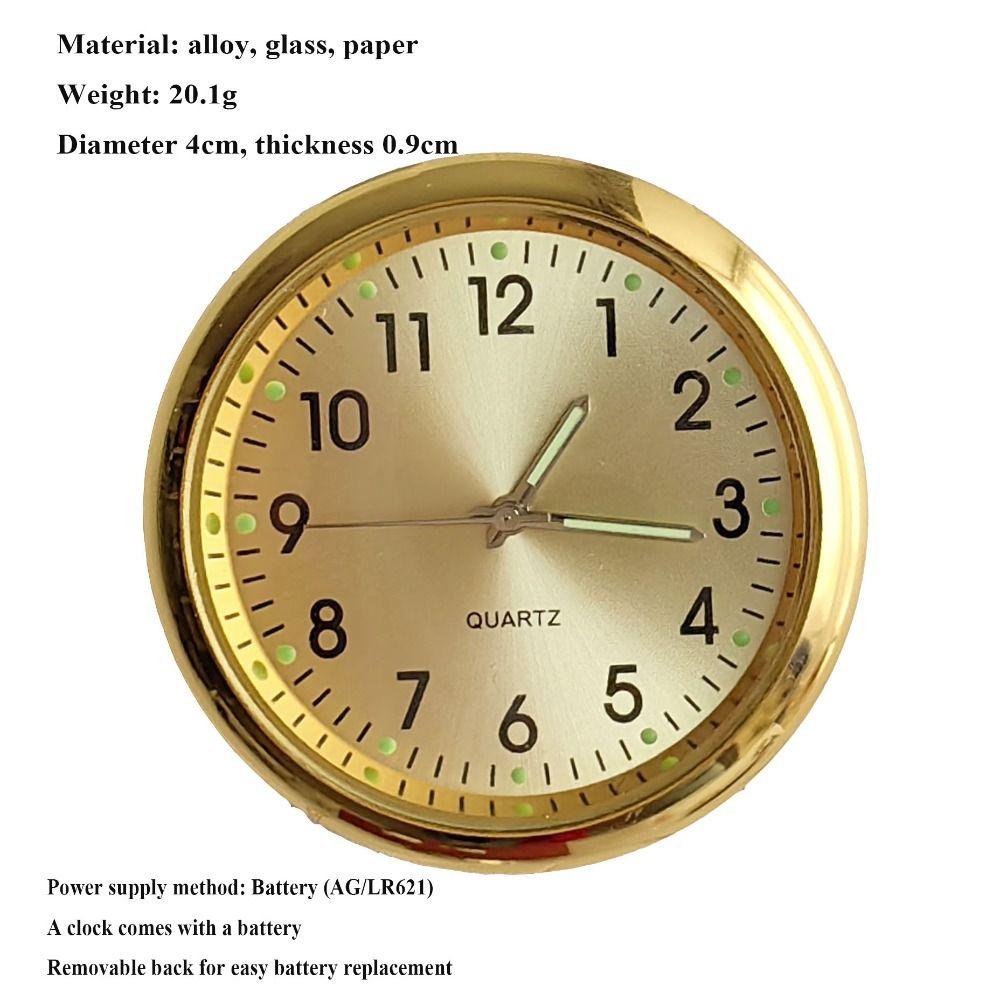 Mini Cassical Bell European Alloy Doll House Clock Home Decoration 1/6 Dollhouse Decoration