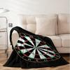 Dart Print - Lightweight flannel blanket, soft and warm, perfect for camping, picnics, travel, office, sofa, Christmas