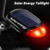 Plastic Bicycle 2 LED Taillight Road Mountain Bike Cycling Rear Light New Solar Energy