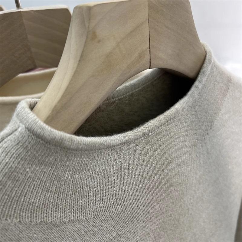 Осень и зима теплая флисовая базовая рубашка женская утолщенная с маленьким воротником-стойкой внутренняя кофта простая и универсальная вязаная кофта
