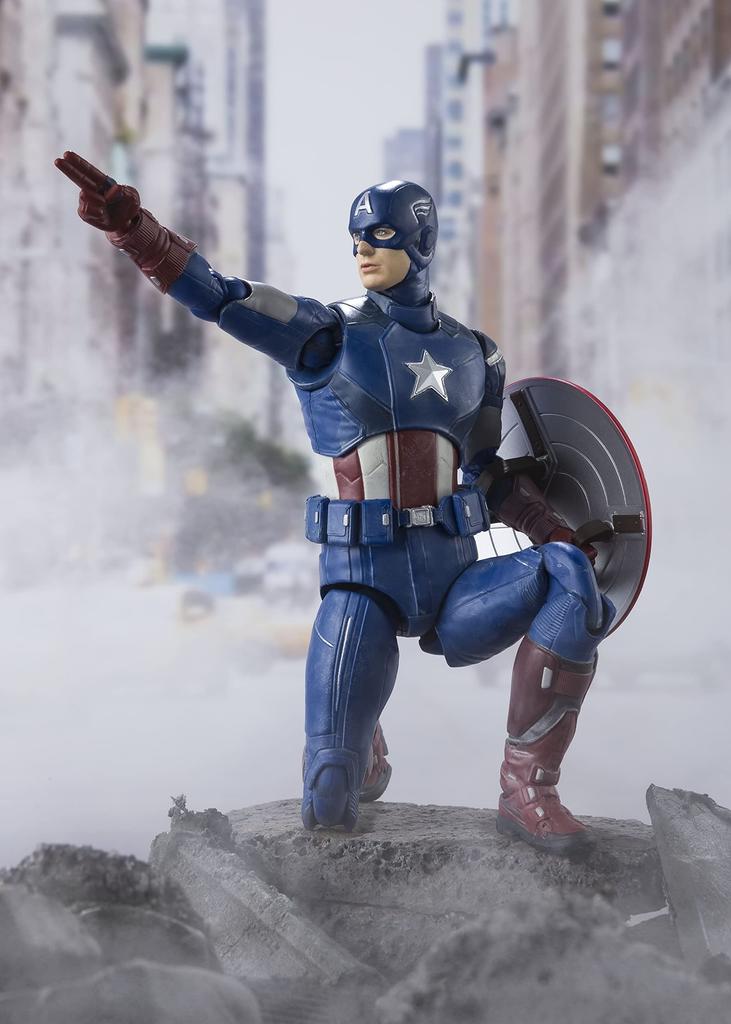 TAMASHII NATIONS Мстители Капитан Америка 150 мм окрашенная подвижная фигурка SHFiguarts -AVENGERS ASSEMBLEEDITION- Приблизительно. ПВХ и АБС