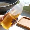 300/500ML Squeeze Oil Bottle with Scale Clear Visible Flip Top Lid Hot Sauce Ketchup Vinegar Liquid Condiment Container Dispenser Kitchen Supplies