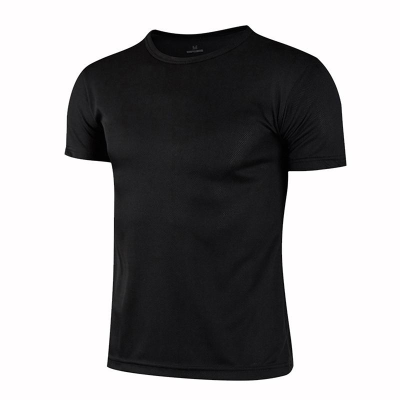 Men's Summer T-Shirt Men Casual Short Sleeve O-Neck T Shirt Comfortable Solid Color Tops Tees