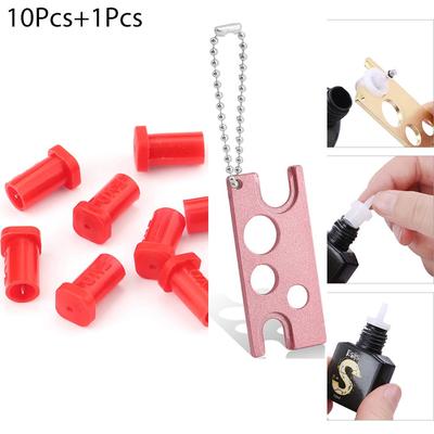 Универсальный флакон с клеем для ресниц, игла для блокировки, сменная насадка для рта, специальный инструмент для открывания колпачков для ковров Flumat, 1 шт.