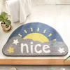 VIKAMA Cartoon Cashmere Floor Mat Soft Non-Slip Bathroom Absorbent Floor Mat Family Toilet Entrance Door Mat Bedroom Carpet