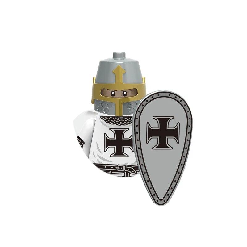 Medieval Figures Building Blocks Ancient Roman Soldiers Western Knights Warriors Gladiator Archer Castle War Bricks Kids Toys