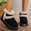 Winter Women Short Plush Warm Snow Boots Casual Shoes  New Suede Fur Chelsea Ankle Boots Flats Platform Ladies Shoes Botas