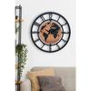 41 Cm Metal Material Flows Seconds Silent Mechanism Decorative Wall Clock