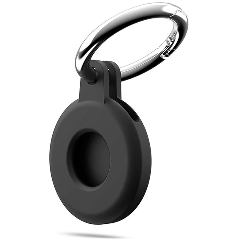 Cover For Apple Airtags Case Liquid Silicone Protective Shell Tracker Accessories Anti-scratch Sleeve With Keychain AirTag Cover